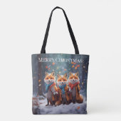 Modèle Sac fourre-tout Mignonne Renards Dans Une F (Dos)