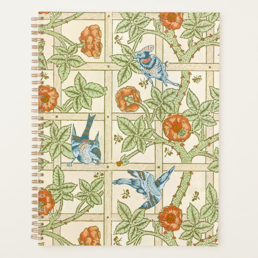 Modèle sans couture de treillis de William Morris (Devant)