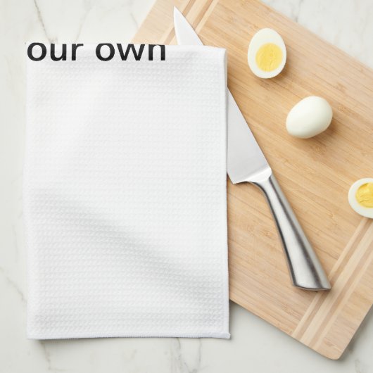 Modèle, serviette de cuisine (Quart Plié)