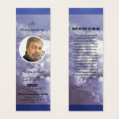 Modèle Signet de Blue Sky funeral (Devant & derrière)