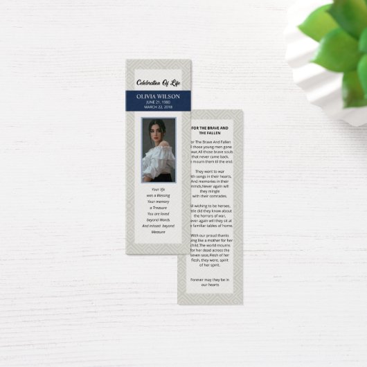 Modèle Signet funéraire (Bureau)