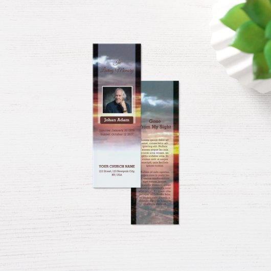 Modèle signet funéraire (Bureau)