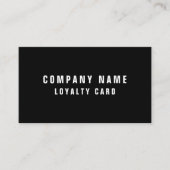 Modèle simple de carte de visite de fidélité 10 ti (Devant)