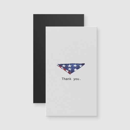 Modèle simple plié pour les vétérans du drapeau am (Devant / Derrière)