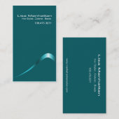 Modèle sophistiqué de carte de visite de ruban (Devant / Derrière)