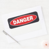 Modèle Sticker Danger (Enveloppe)
