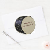 Modèle Sticker personnalisable Bass Drum (Enveloppe)