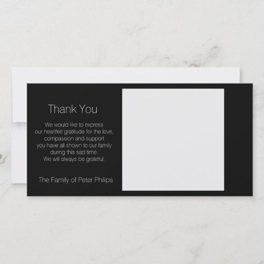 Modèle Sympathie Merci Ajouter une image préférée  (Devant)