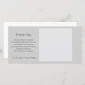 Modèle Sympathie Merci Ajouter une image préférée (Devant / Derrière)