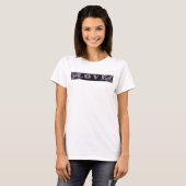 Modèle T-Shirt de base pour dames (Devant entier)