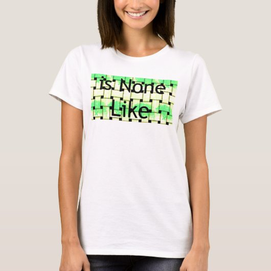 Modèle T-Shirt de base pour dames (Devant)