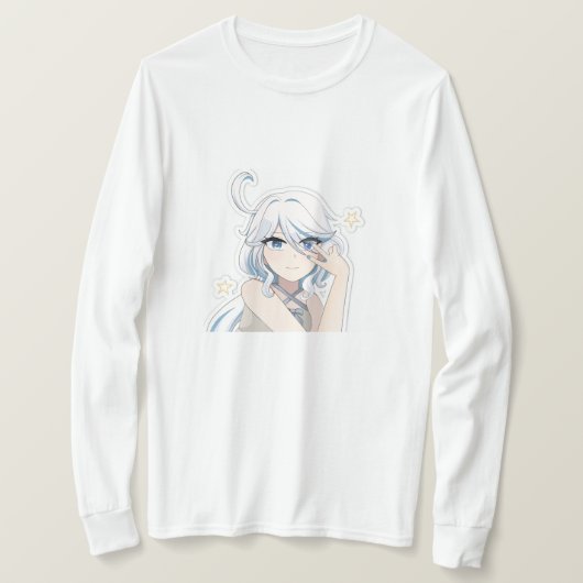 Modèle T-shirt Furina Genshin Impact (Design devant)