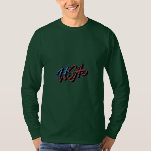 Modèle T-shirt usa (Devant)