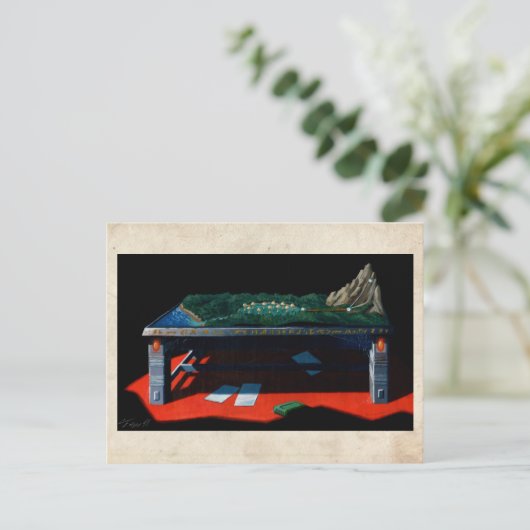 Modèle Tabletop - Carte postale (Debout devant)