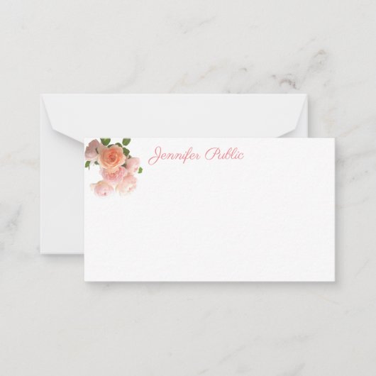 Modèle tendance Rose Pastel Colors (Devant)
