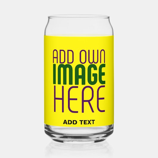 MODÈLE TEXTE D'IMAGE JAUNE LUMINEUSE MODERNE (Recto)