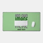 MODÈLE TEXTE D'IMAGE VERTE MINT MODERNE (Clavier et souris)