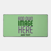 MODÈLE TEXTE D'IMAGE VERTE MINT MODERNE (Recto)