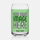 MODÈLE TEXTE D'IMAGE VERTE MINT MODERNE (Verso)