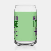 MODÈLE TEXTE D'IMAGE VERTE MINT MODERNE (Droite)