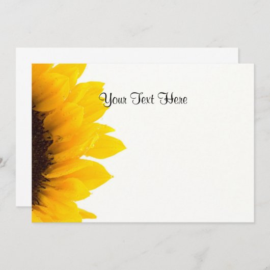 Modèle tournesol (Devant / Derrière)