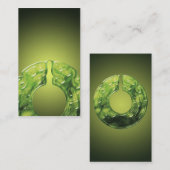 modèle traditionnel élégant de carte de visite de (Devant / Derrière)