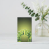 modèle traditionnel élégant de carte de visite de (Debout devant)