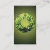 modèle traditionnel élégant de carte de visite de (Dos)