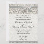 Modèle traditionnel Faire-part de mariage blanc (Devant)