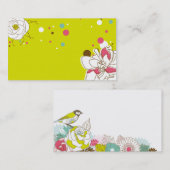 modèle très beau et mignon de carte de visite de (Devant / Derrière)