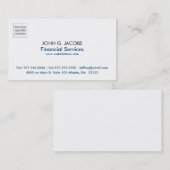 Modèle unilatéral de carte de visite "ajoutez (Devant / Derrière)