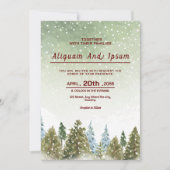 Modèle vectoriel de la carte d'invitation de maria (Devant)