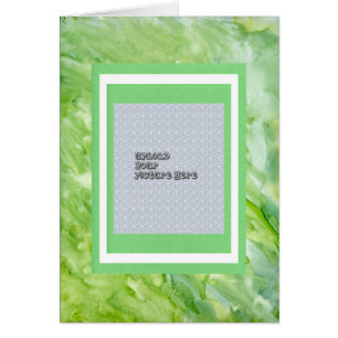 Modèle vert d'album d'image d'abrégé sur aquarelle