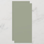 Modèle vert personnalisé de 4 x 9 pouces (Devant / Derrière)