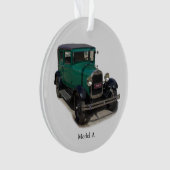 Modèle vert Un ornement acrylique (devant)