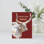 Modèle vertical carte postale - Customisé (Debout devant)