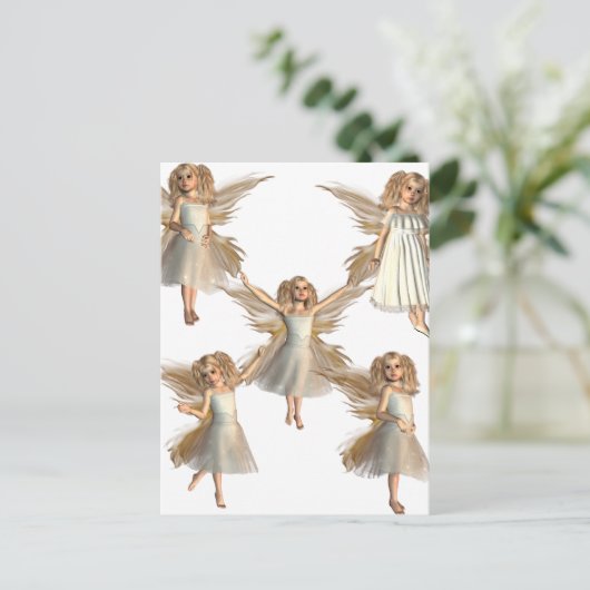 Modèle vertical carte postale - Customisé (Debout devant)