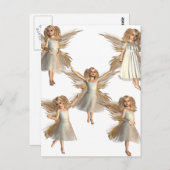 Modèle vertical carte postale - Customisé (Devant / Derrière)