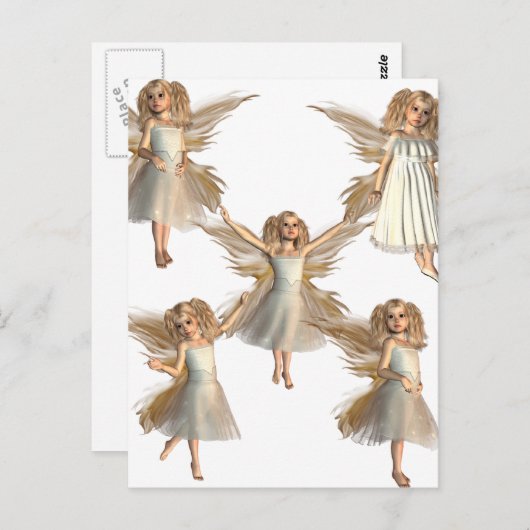 Modèle vertical carte postale - Customisé (Devant / Derrière)