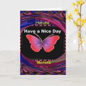 Modèle vertical de la carte de voeux (Fleur jaune)