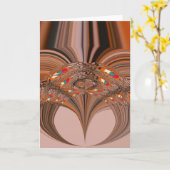 Modèle vertical de la carte de voeux (Fleur jaune)