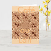 Modèle vertical de la carte de voeux (Fleur jaune)