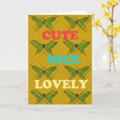 Modèle vertical de la carte de voeux (Fleur jaune)