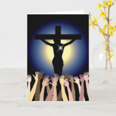 Modèle vertical de la carte de voeux (Fleur jaune)