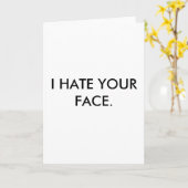 Modèle vertical de la carte de voeux (Fleur jaune)