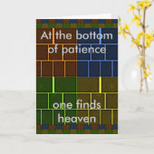 Modèle vertical de la carte de voeux (Fleur jaune)