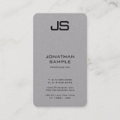 Modèle vertical moderne Carte de visite (Dos)