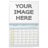 Modèle vide de calendrier personnalisé par coutume (Feb 2026)