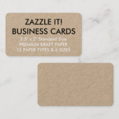 Modèle vide de cartes de visite personnalisé par (Devant / Derrière)