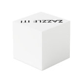 Modèle vierge de cube photo personnalisé (Angle arrière)